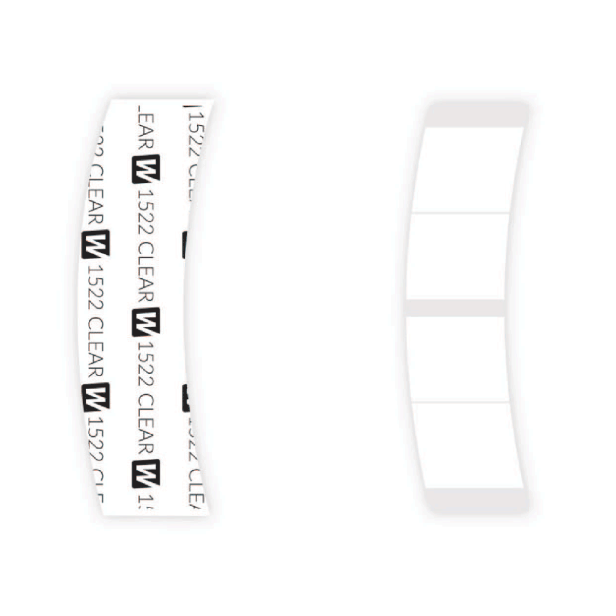 1522 CLEAR - C CONTOUR, 36PC/BAG 1522 CLEAR - C CONTOUR, 36PC/BAG